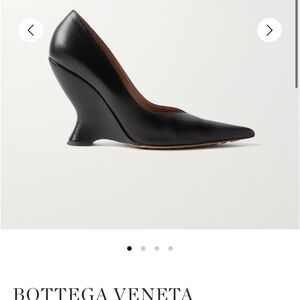 BOTTEGA Veneta Black Punta Heels / Pumps NEVER WORN